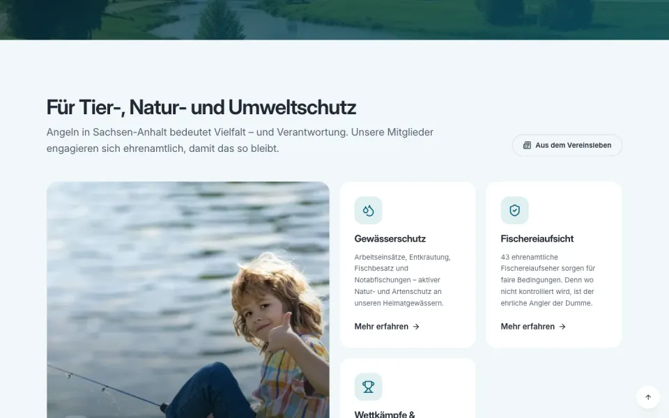 Website kav-wittenberg.de, Desktop-Ansicht