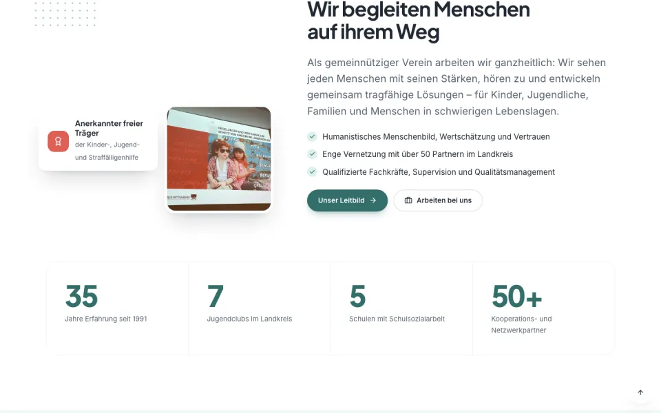 Website reso-witt.de, Desktop-Ansicht